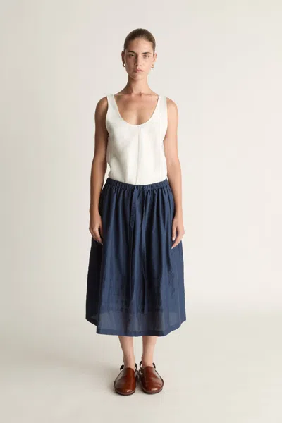 Lee Mathews Bonnie Skirt In Blue