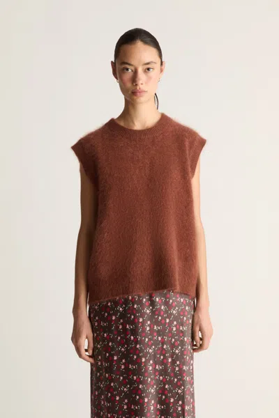 Lee Mathews Calder Vest In Bronze