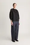 Lee Mathews Carly Blouse In Black