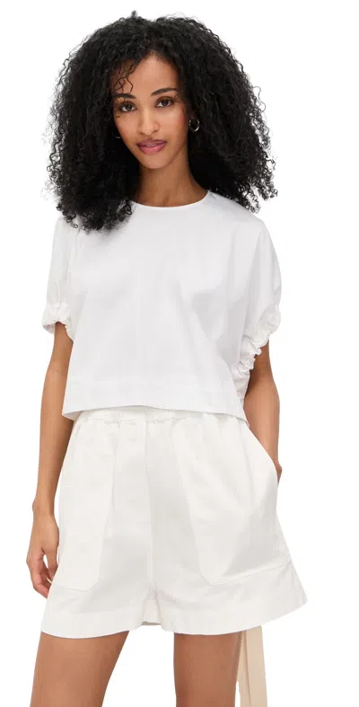 Lee Mathews Charlotte Blouse Natural In Brown