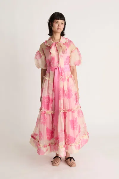 Lee Mathews Clementine Dress In Pink