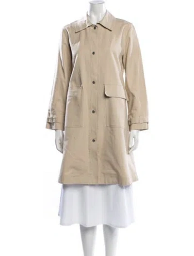 Pre-owned Lee Mathews Coat In Neutral