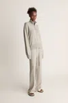 Lee Mathews Cotton Cashmere Zip-up Sweater