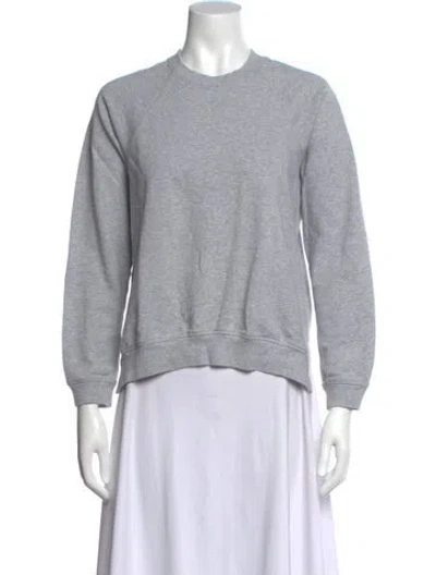 Pre-owned Lee Mathews Crew Neck Long Sleeve Sweatshirt In Gray