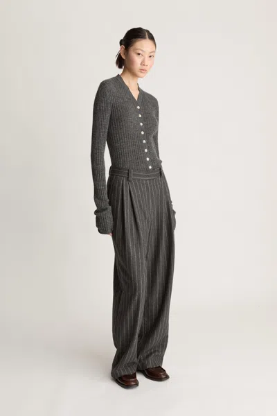 Lee Mathews Drew Pant In Gray