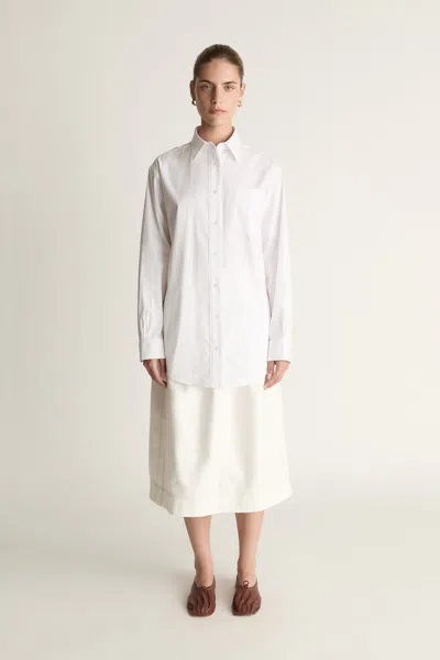 Lee Mathews Emilie Ls Shirt In Brown