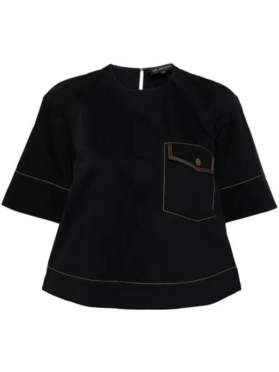Lee Mathews Faye Top In Blue