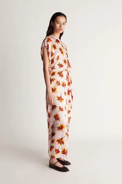 Lee Mathews Franz Dress In Blush