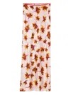 Lee Mathews Franz Floral-print Maxi Skirt In Pink