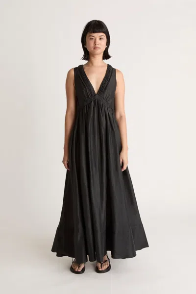 Lee Mathews Freddie Maxi Dress In Black