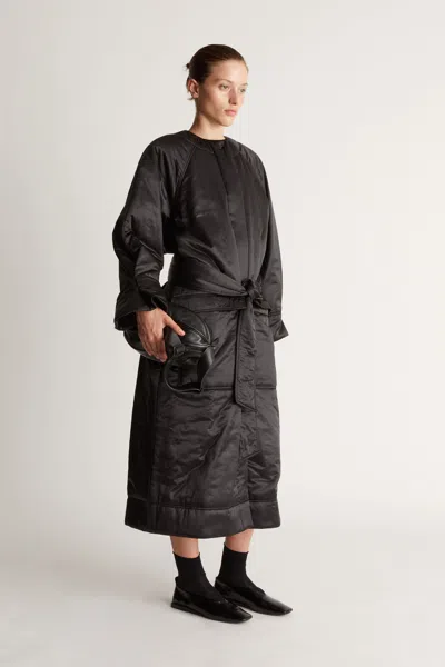 Lee Mathews Frederick Coat In Black