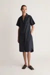 Lee Mathews Gene Shirt Dress In Ink
