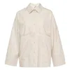 Lee Mathews Gilbert Button-back Shirt In Multi