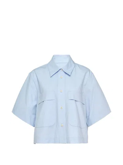 Lee Mathews Gilbert Short-sleeve Shirt In Blue