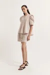 Lee Mathews Grace Ss Shirt In Pink