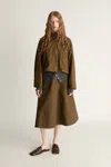 Lee Mathews Harper Drill Jacket In Brown