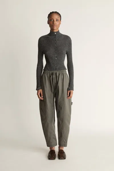 Lee Mathews Harper Drill Pant In Gray