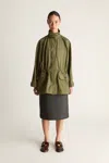 Lee Mathews Harper Drill Utility Jacket In Fatigue
