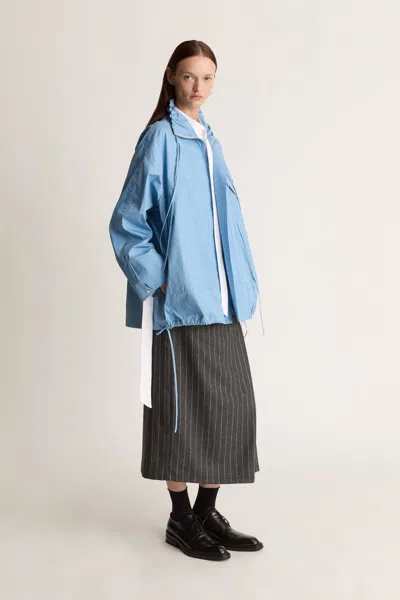 Lee Mathews Heather Anorak In Blue