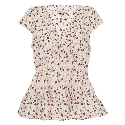 Lee Mathews Holly Top In Neutral