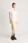 Lee Mathews Iris Blouse In White