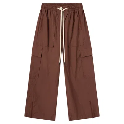 Lee Mathews Irving Pant In Brown
