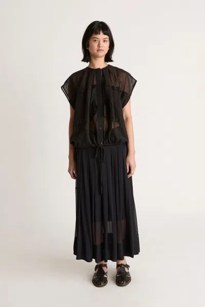 Lee Mathews Issy Blouse In Black