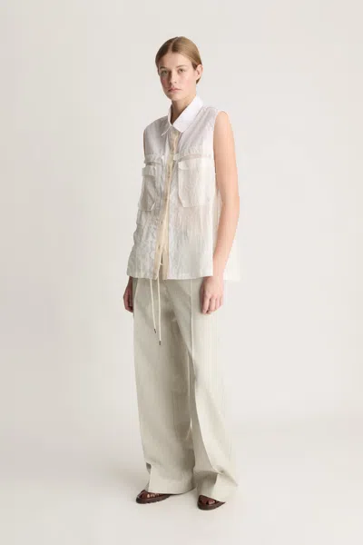 Lee Mathews Issy Sleeveless Shirt In Multi