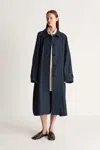 Lee Mathews Jack Car Coat In Navy