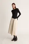 Lee Mathews Jack Skirt In Bone