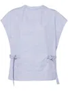 Lee Mathews Jacop Sleeveless Top In Blue