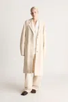 Lee Mathews Julian Jacket In Oat