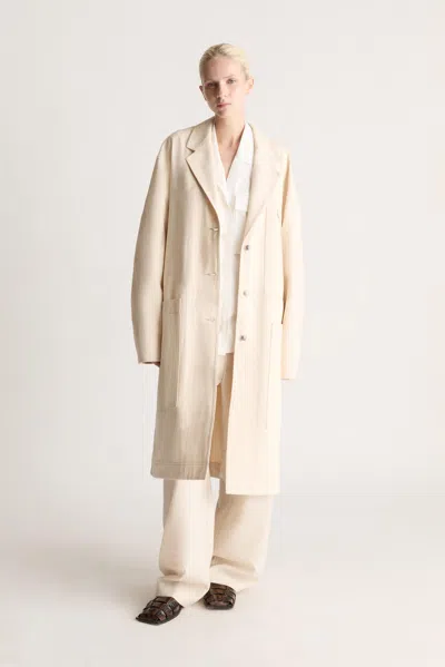 Lee Mathews Julian Jacket In Oat
