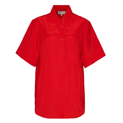 Lee Mathews Kiki Shirt In Red