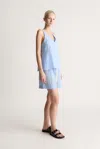 Lee Mathews Kiki Short In Cornflower
