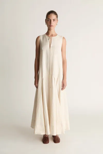 Lee Mathews Lea Maxi Dress In Neutral