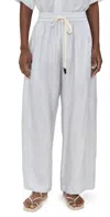 Lee Mathews Lester Pants Blue Stripe In Blue Stripe