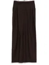 Lee Mathews Lloyd Pleat Trouser In 褐色