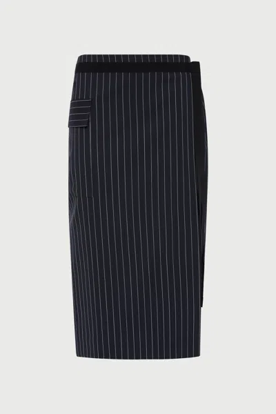 Lee Mathews Lloyd Skirt In Navy