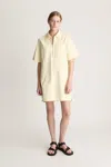Lee Mathews Lm Drill Mini Dress In Yellow