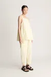Lee Mathews Lm Poplin Cami In Yellow