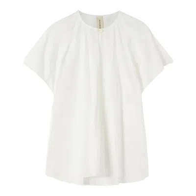 Lee Mathews Lm Poplin Tee In Neutral