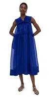 Lee Mathews Lois Dress Cobalt In Cobalt
