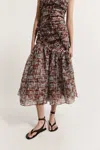 Lee Mathews Lotte Dress In Red