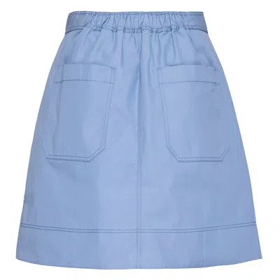 Lee Mathews Lucien Skirt In Blue