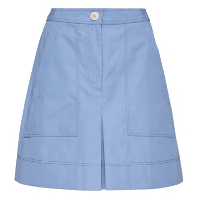 Lee Mathews Lucien Skirt In Blue