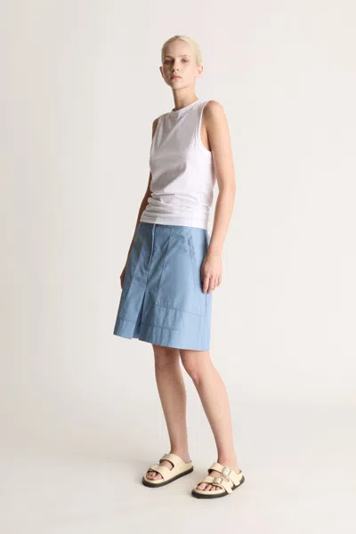 Lee Mathews Lucien Skirt In Slate
