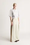 Lee Mathews Lucien Spliced Pant In Sage