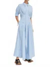 Lee Mathews Lyndon Dress In Sky In Blue