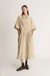 Lee Mathews Maggie Dress In Brown